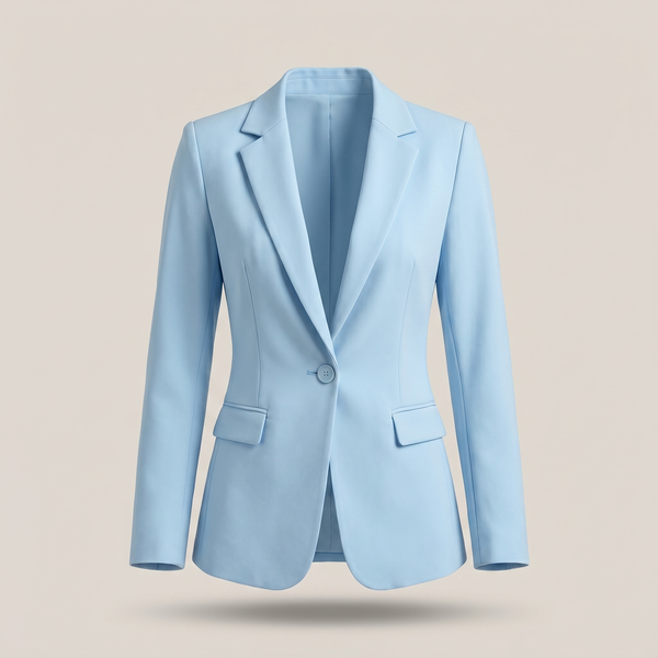Blazer ajusté livia bleu ciel