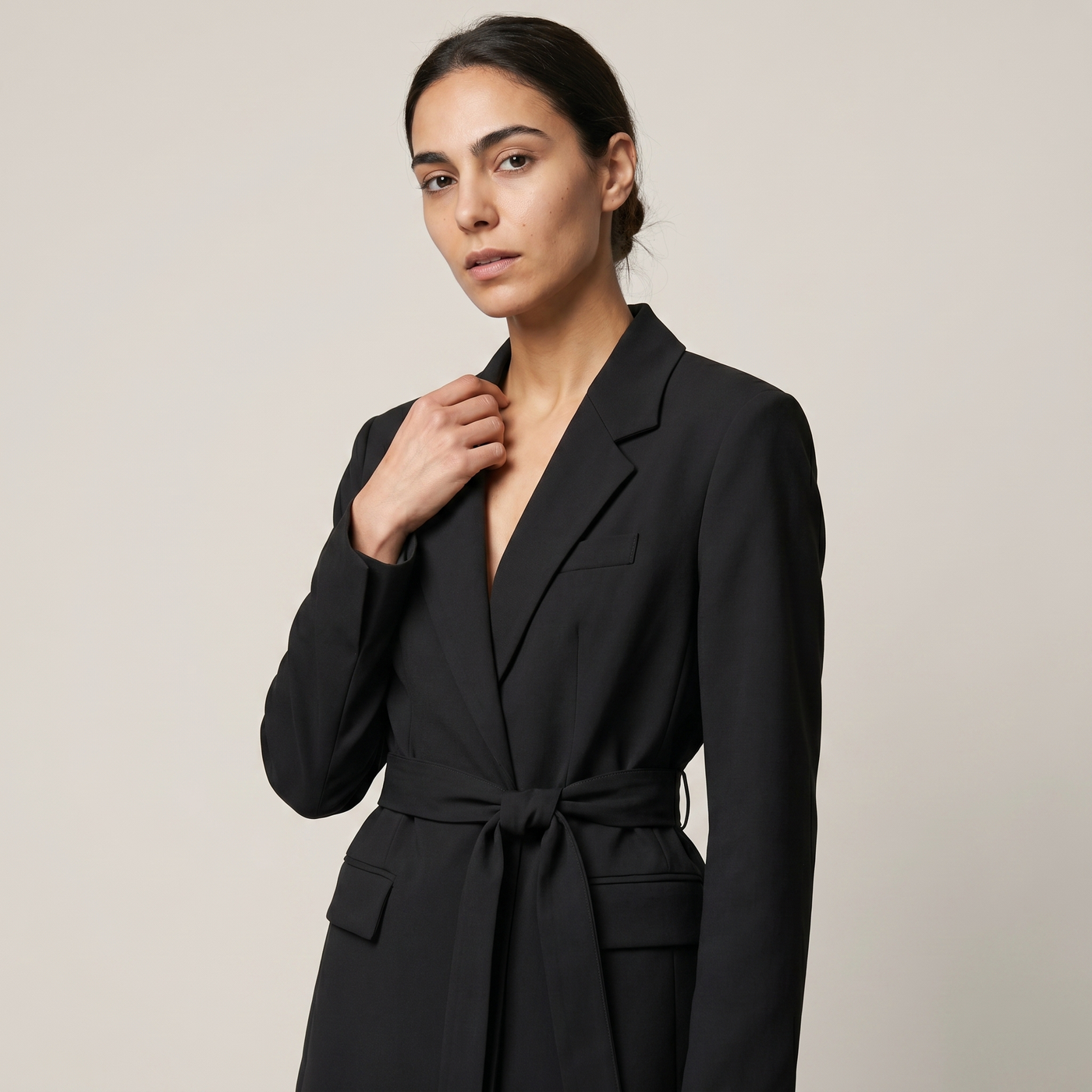 Blazer ceinturé gaia