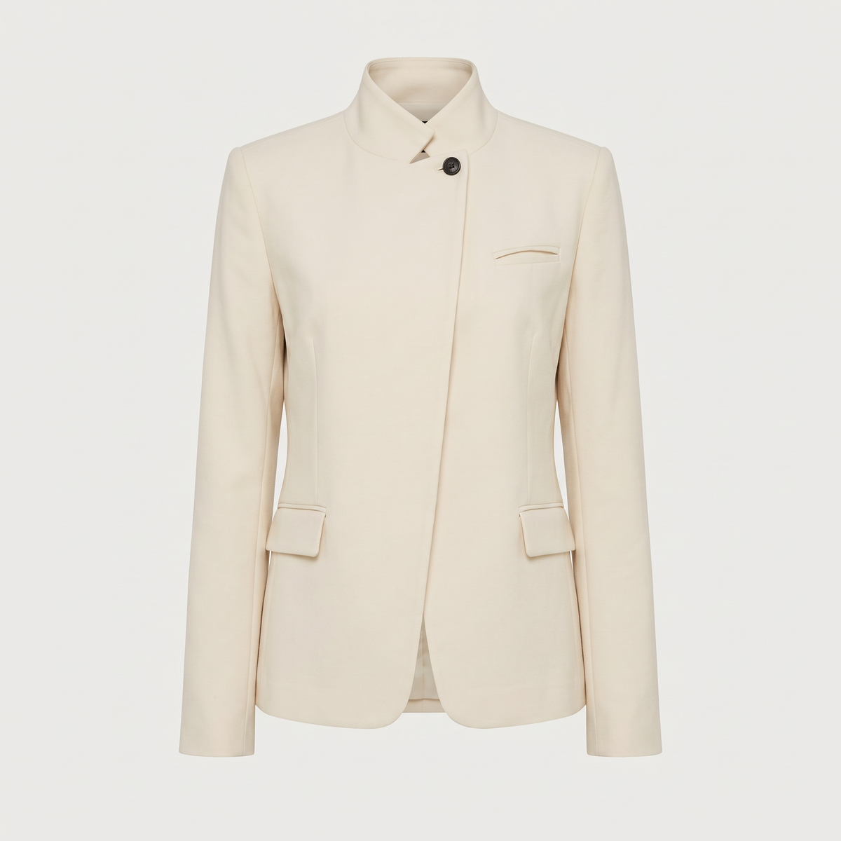 Blazer col officier asymétrique elise
