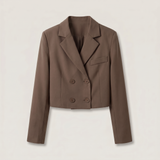 Blazer court croisé mae