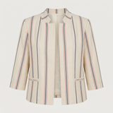 Blazer rayé écru coline