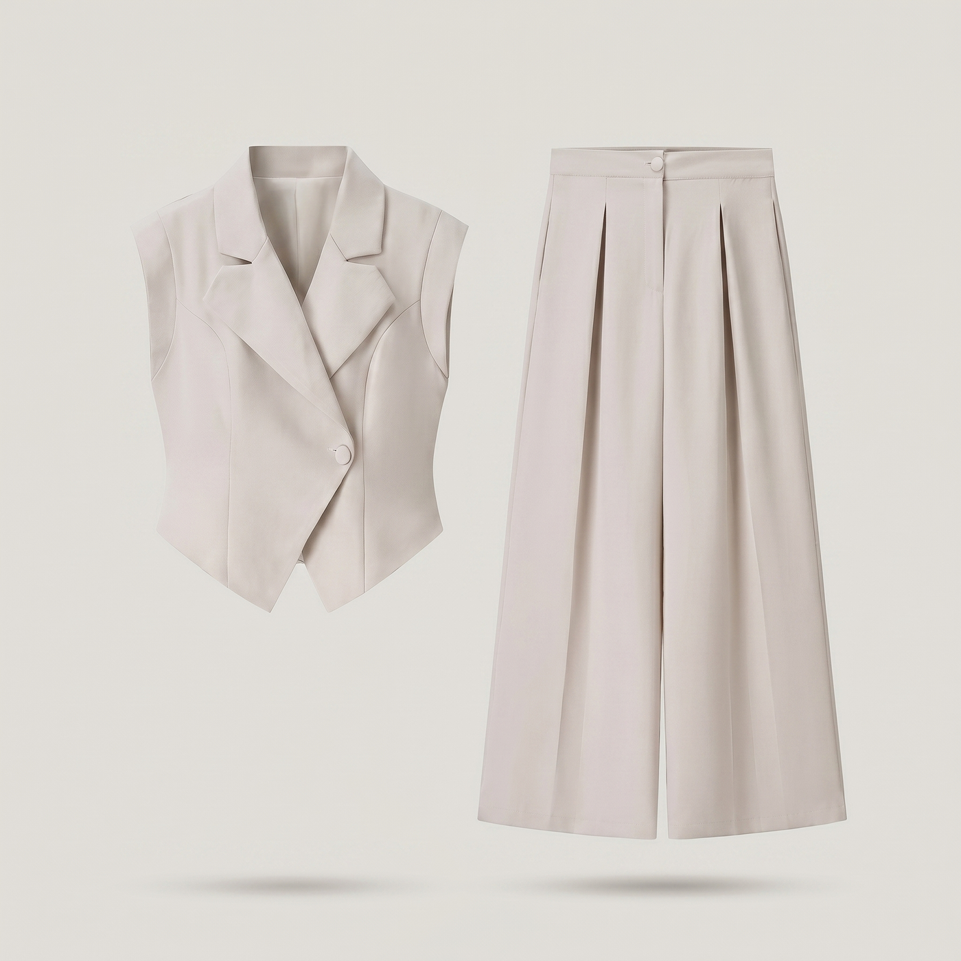 Ensemble deux pièces kelly beige