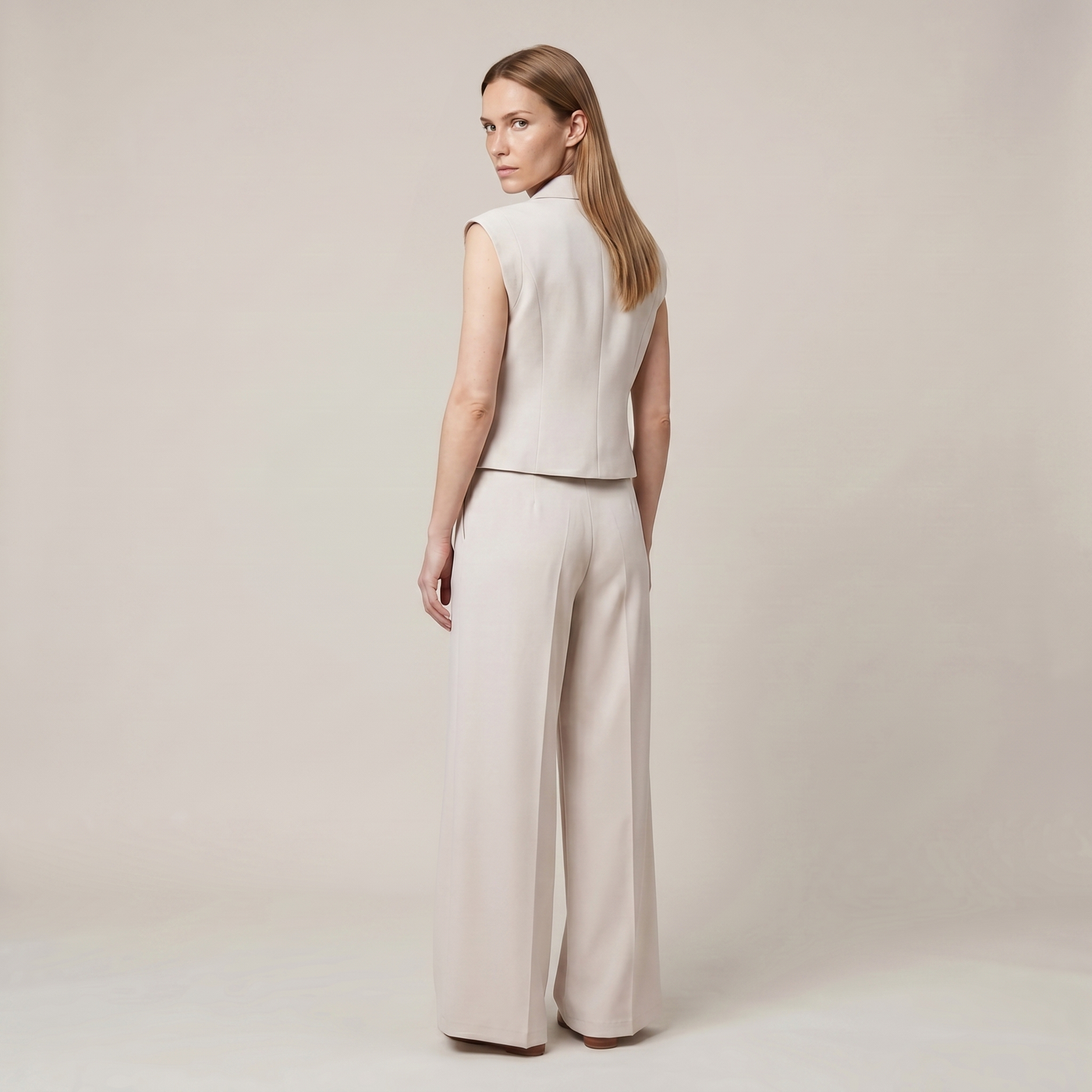 Ensemble deux pièces kelly beige