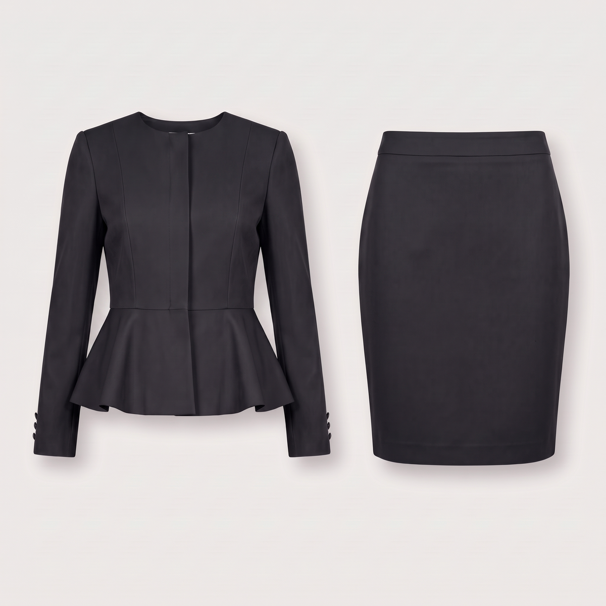 Ensemble veste à basque et jupe crayon ottilie