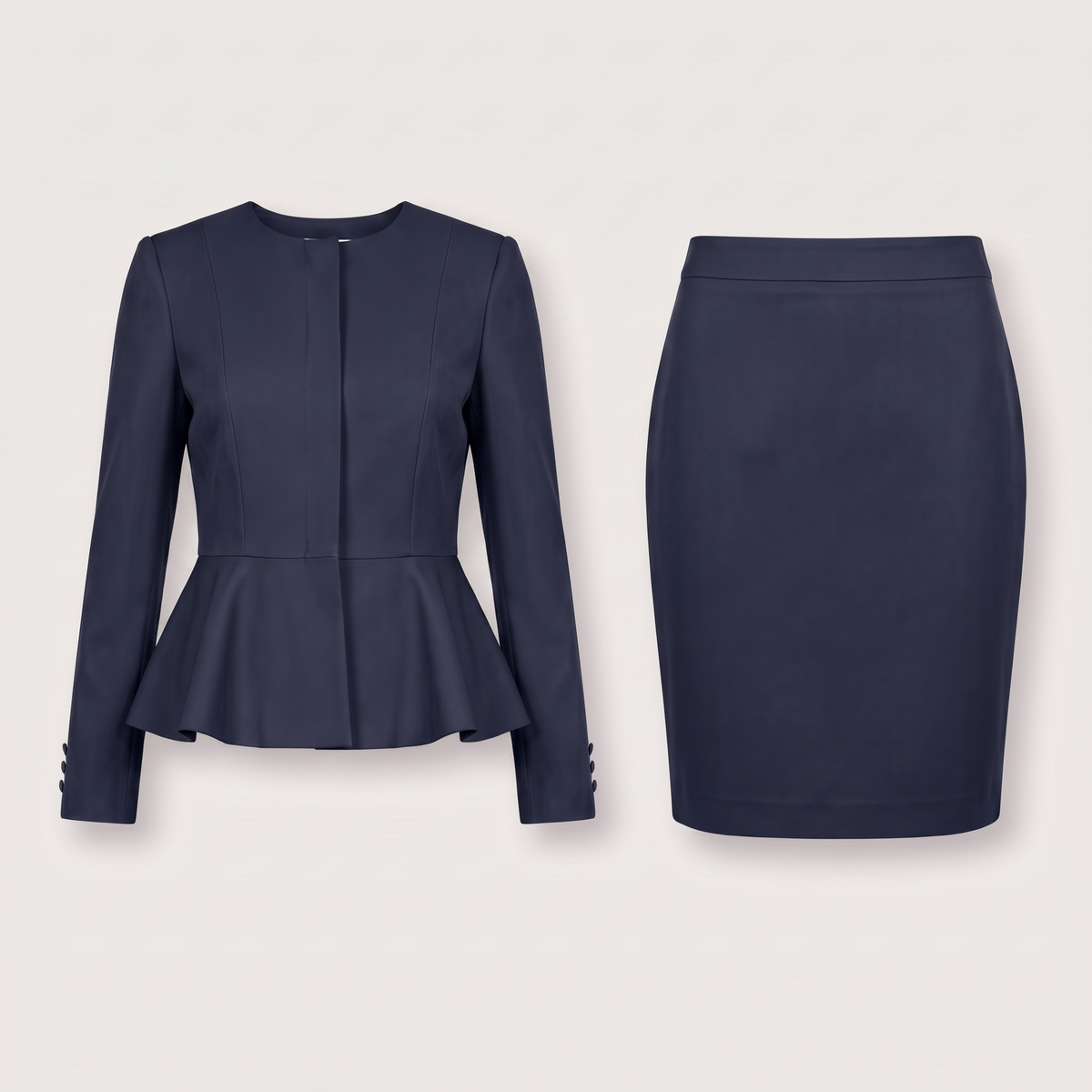 Ensemble veste à basque et jupe crayon ottilie