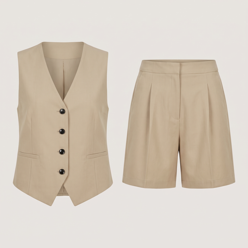 Ensemble gilet et short solveig