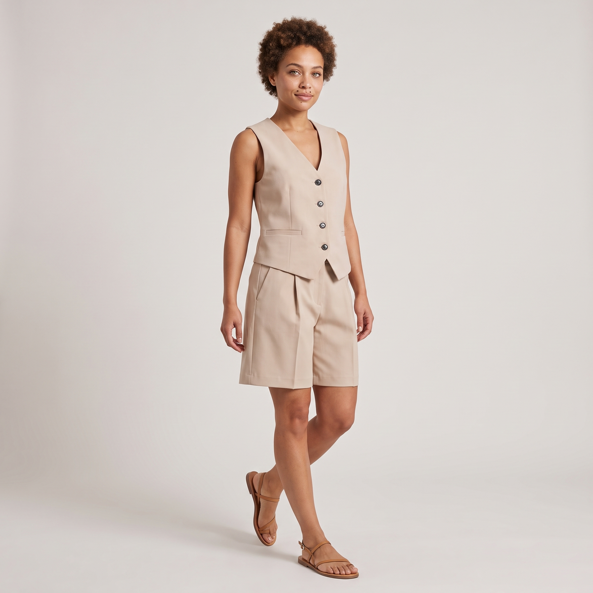 Ensemble gilet et short solveig