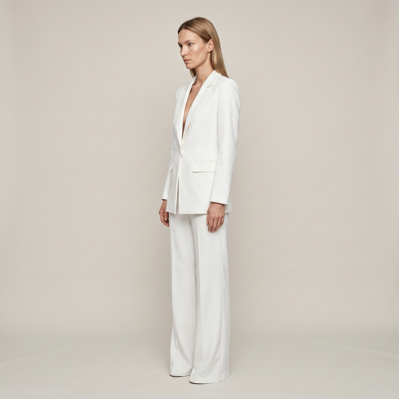 Ensemble tailleur blanc aria