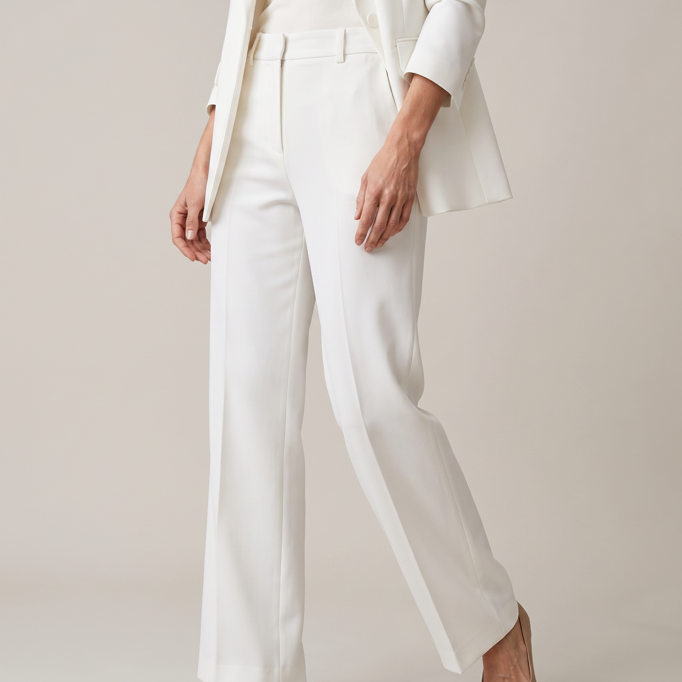 Ensemble tailleur blanc aria