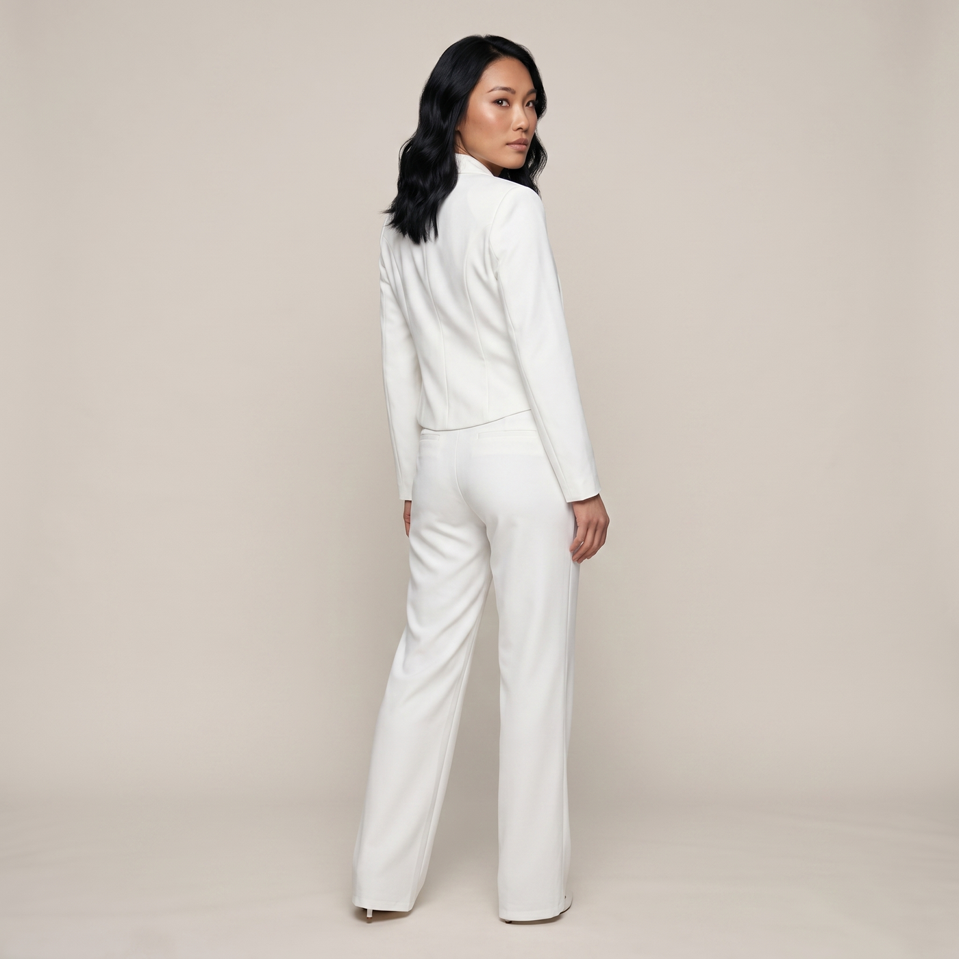 Ensemble tailleur blanc eden