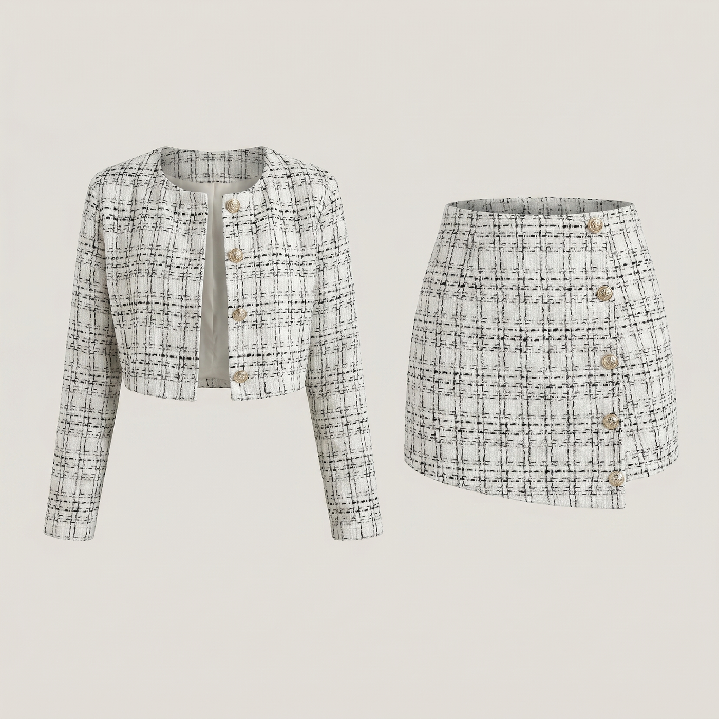 Ensemble tweed deux pièces lola