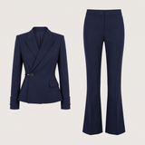 Ensemble tailleur pantalon évasé vivienne