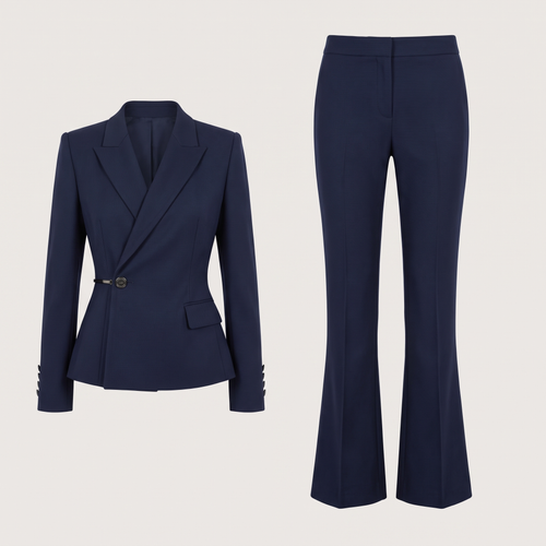 Ensemble tailleur pantalon évasé vivienne