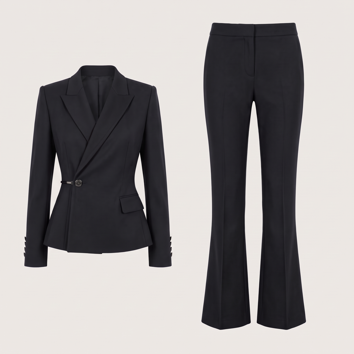 Ensemble tailleur pantalon évasé vivienne