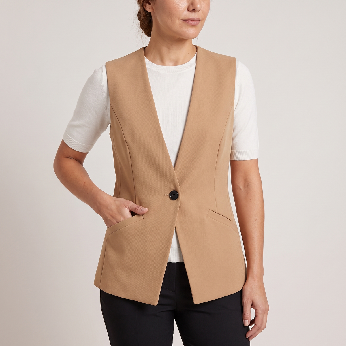 Gilet tailleur cintré élodine