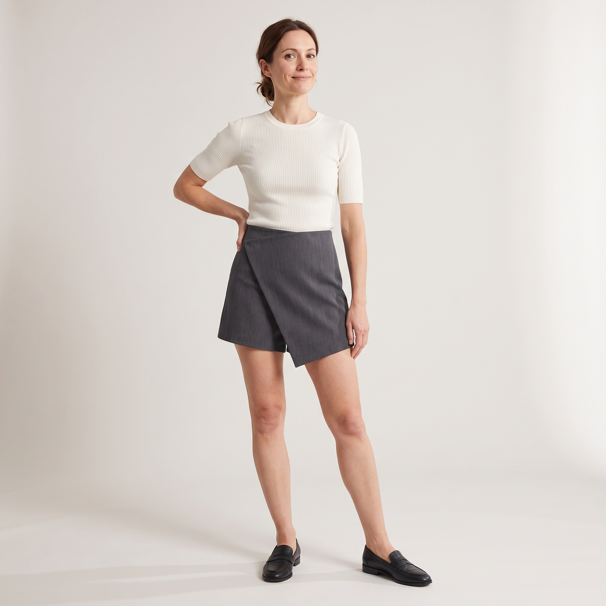 Jupe-short portefeuille elvire