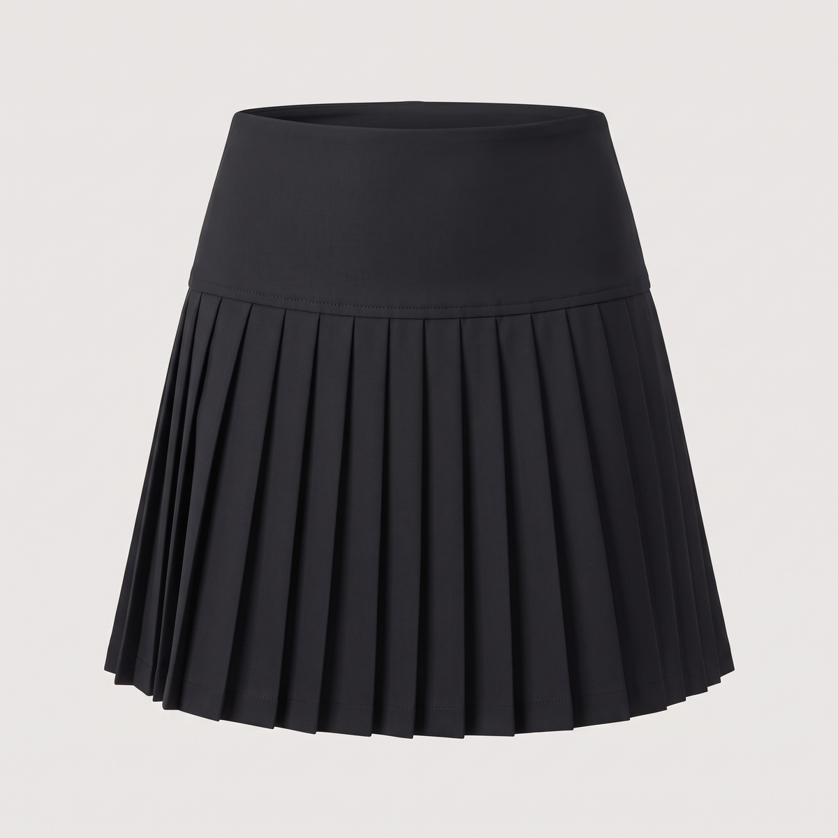 Jupe tailleur plissée courte isaline