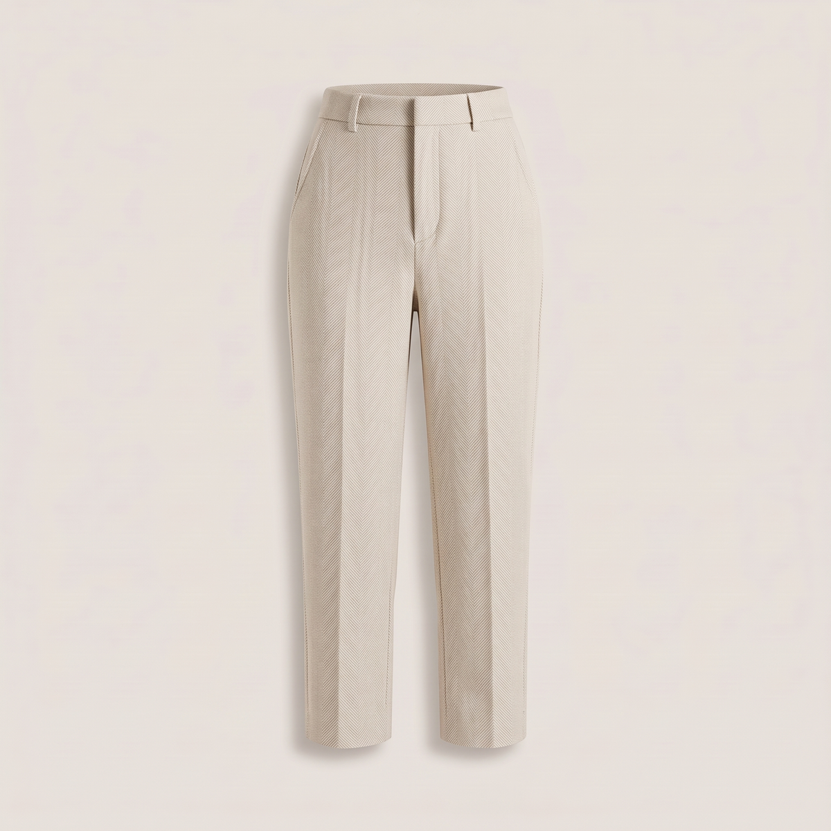 Pantalon cigarette chevrons aude