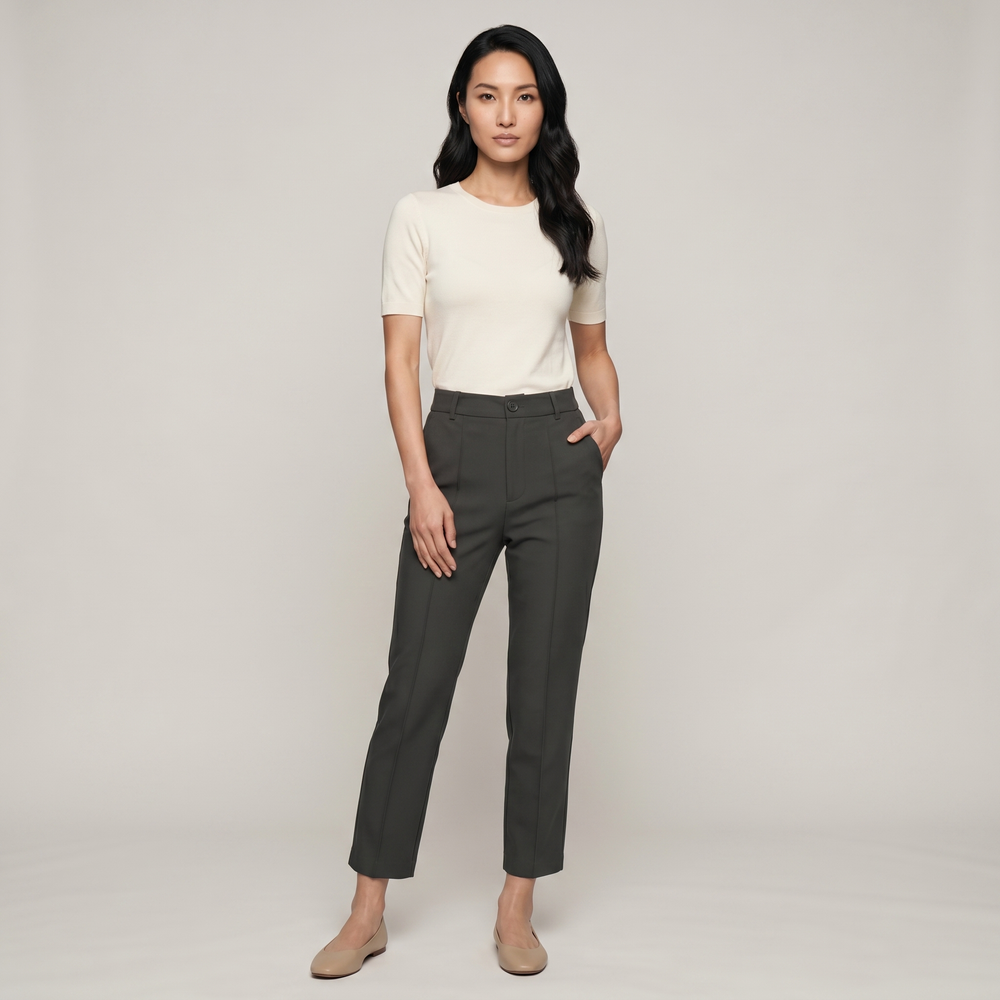 Pantalon droit femme Tess - Lonamy
