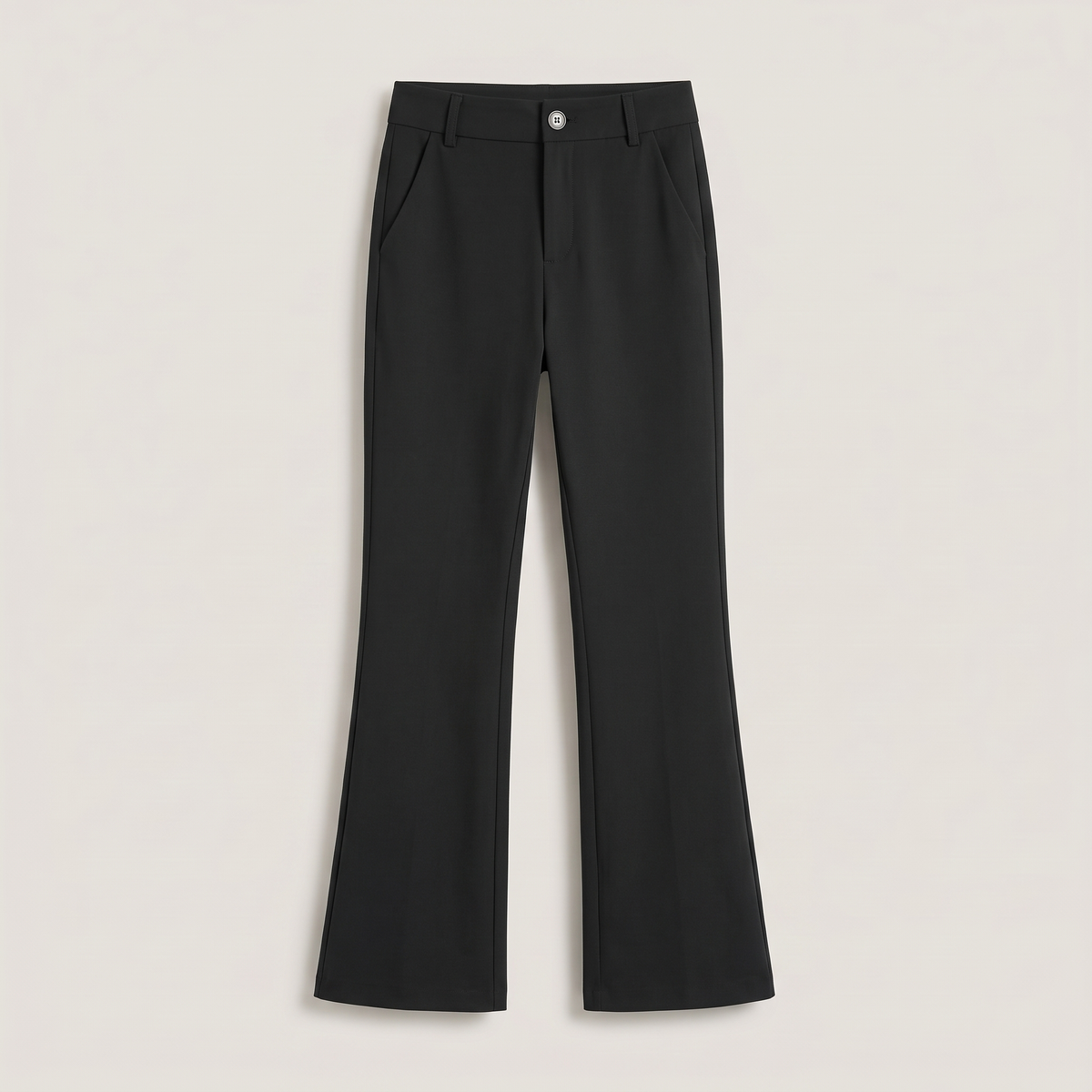 Pantalon évasé noir luce
