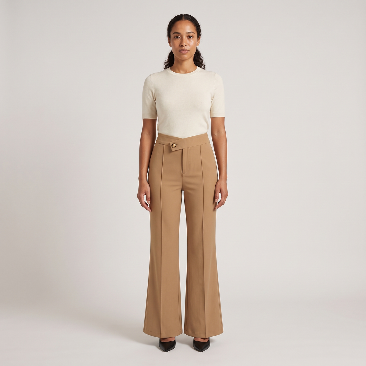 Pantalon évasé olympe
