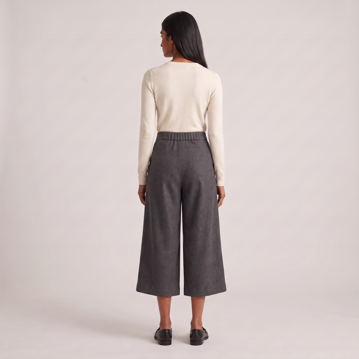 Pantalon jupe-culotte léna
