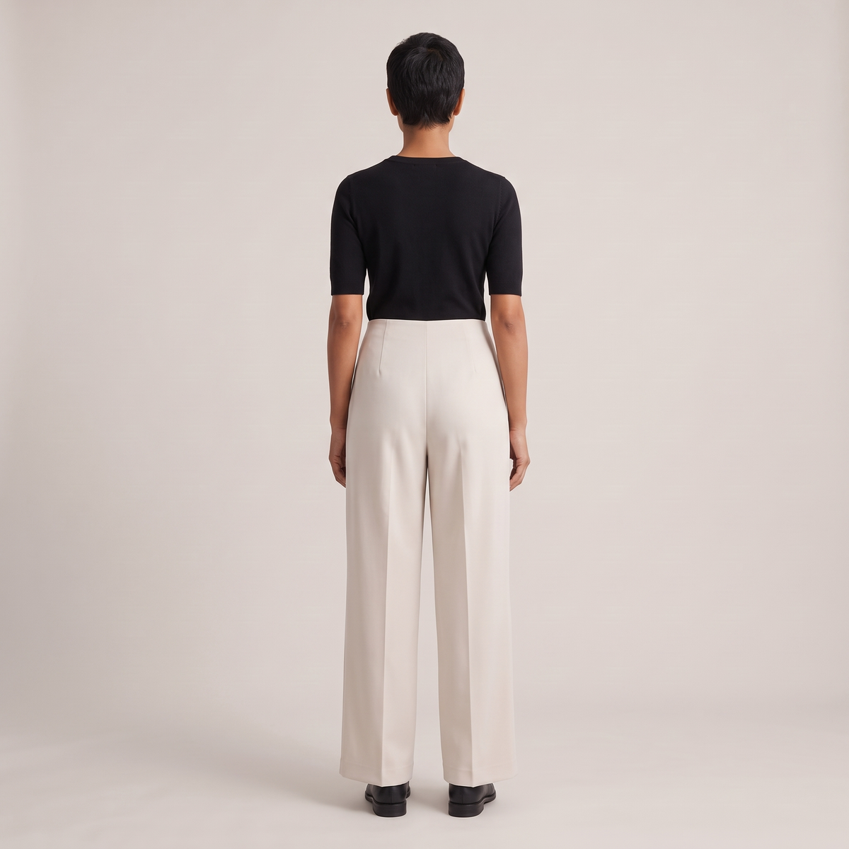 Pantalon large croisé ida