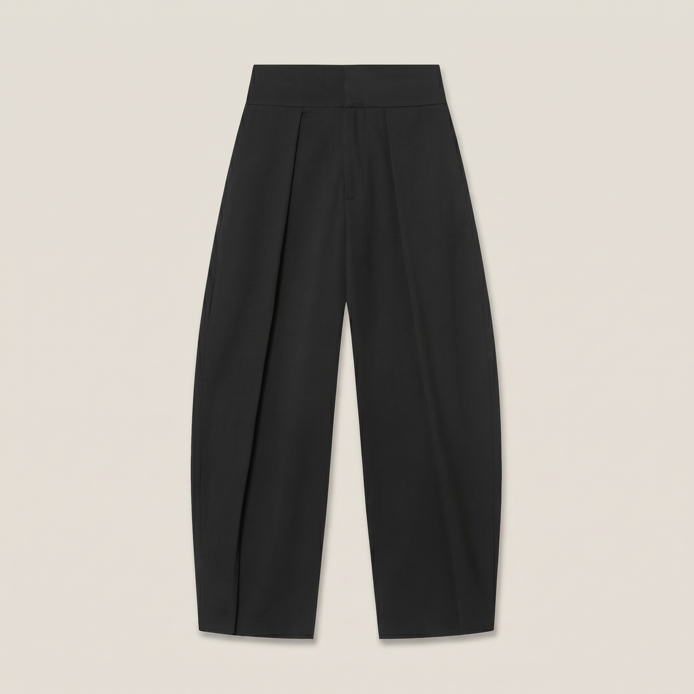 Pantalon large jade noir