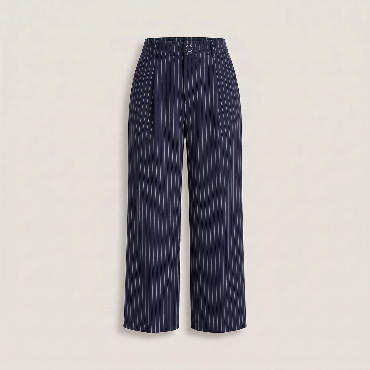 Pantalon large rayé selma