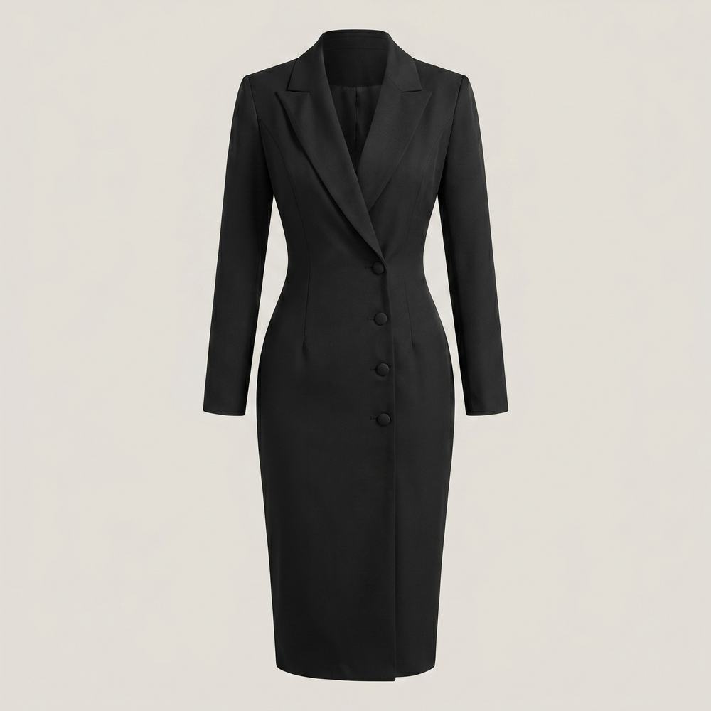 Robe blazer femme Vera manches longues - Lonamy