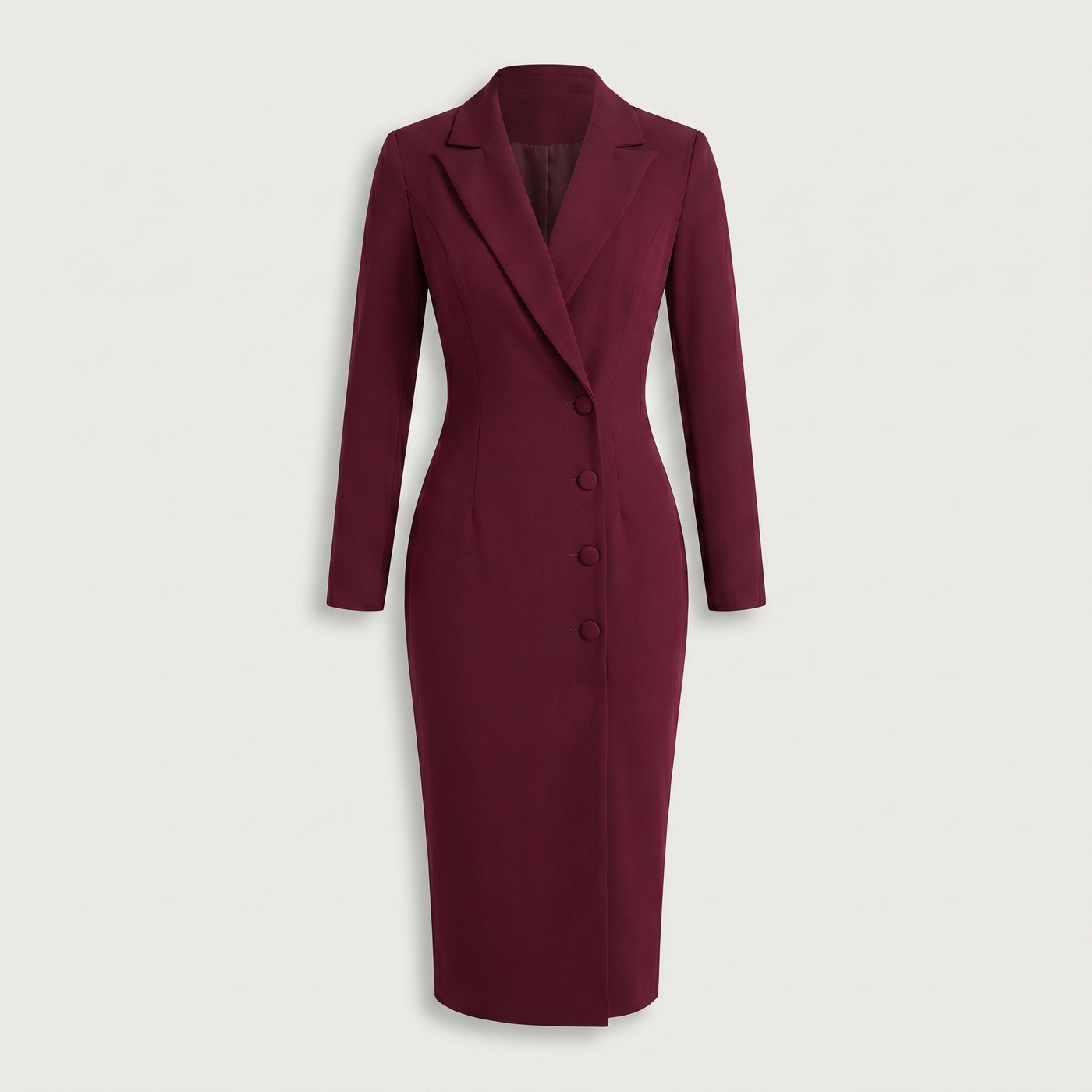 Robe blazer manches longues vera