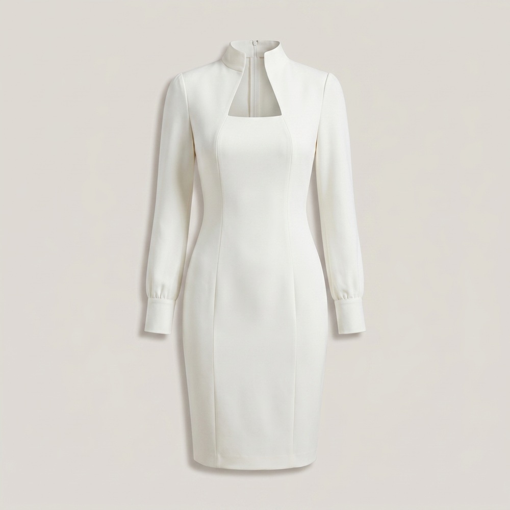 Robe col carré femme Elsa - Lonamy