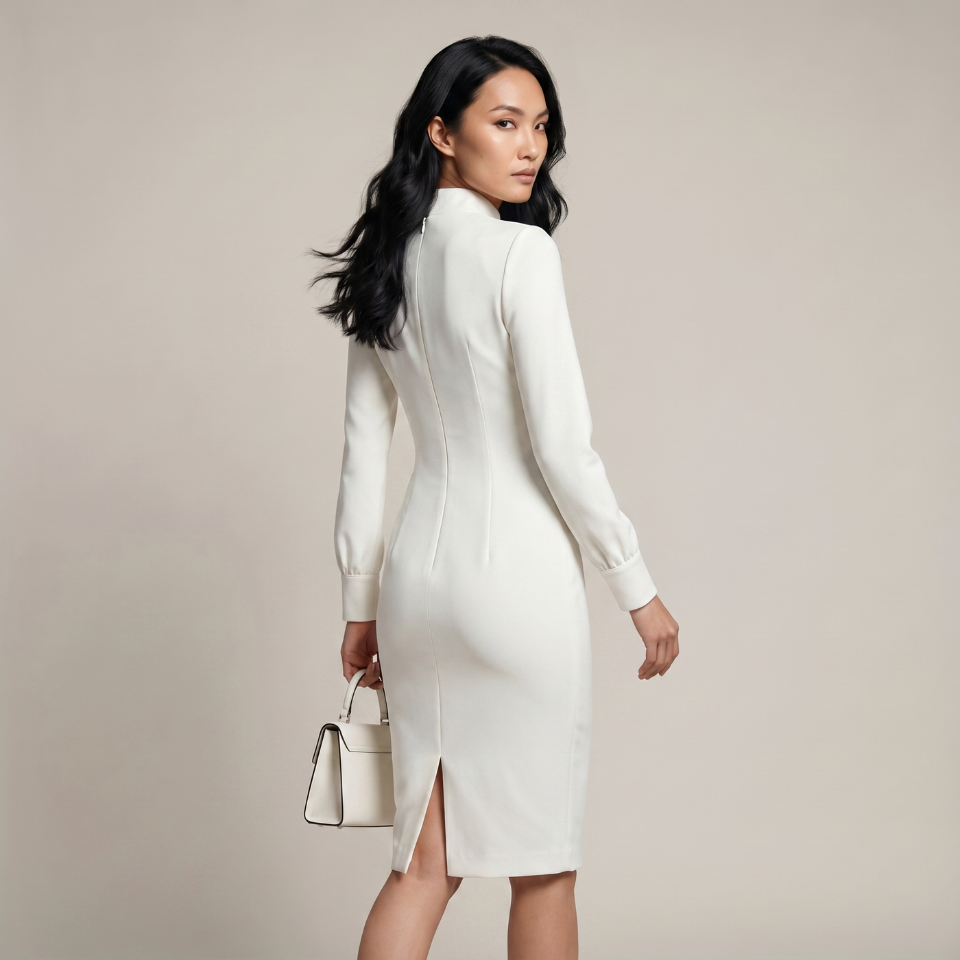 Robe col carré elsa