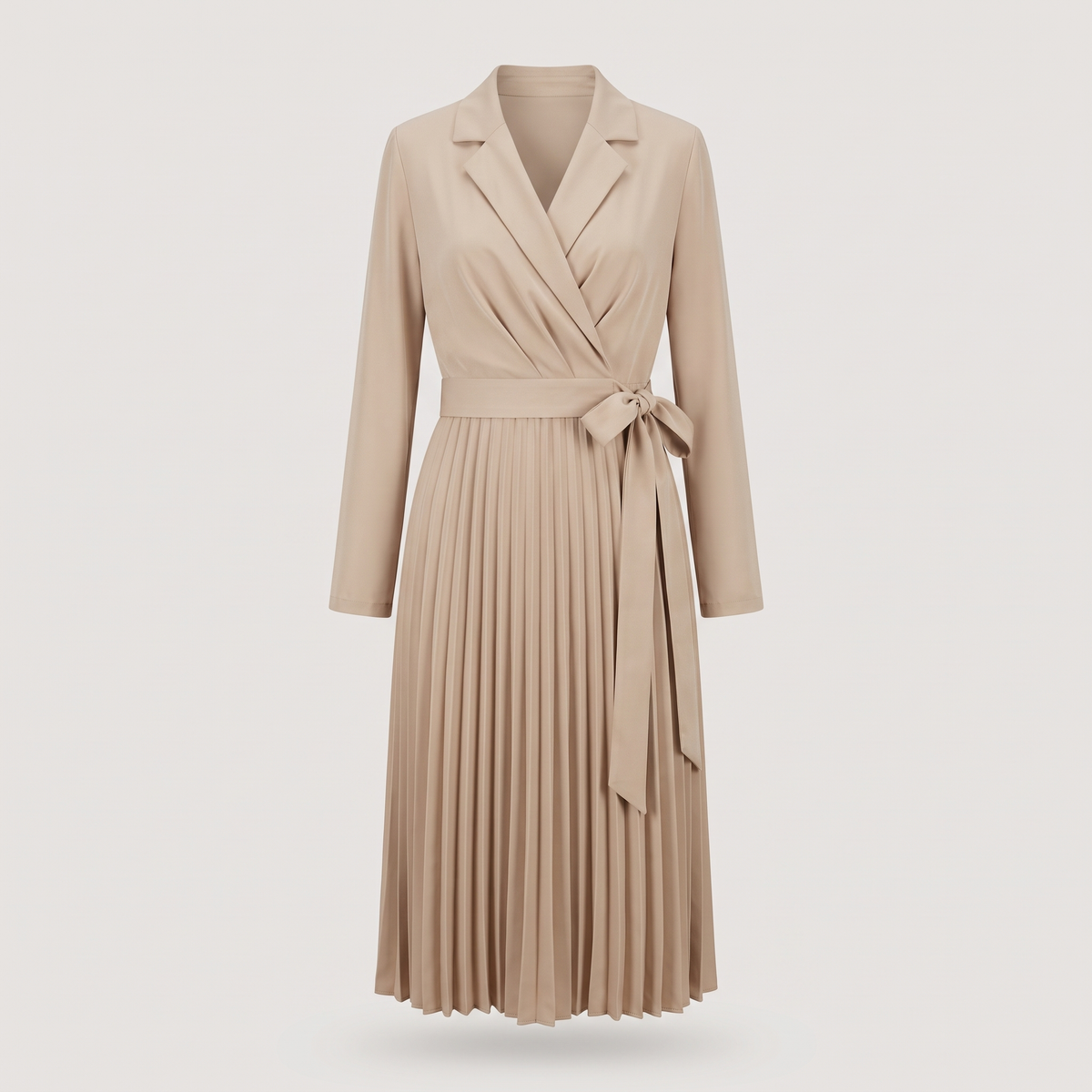 Robe tailleur plissée lucile