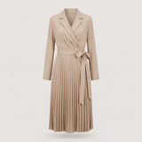 Robe tailleur plissée lucile
