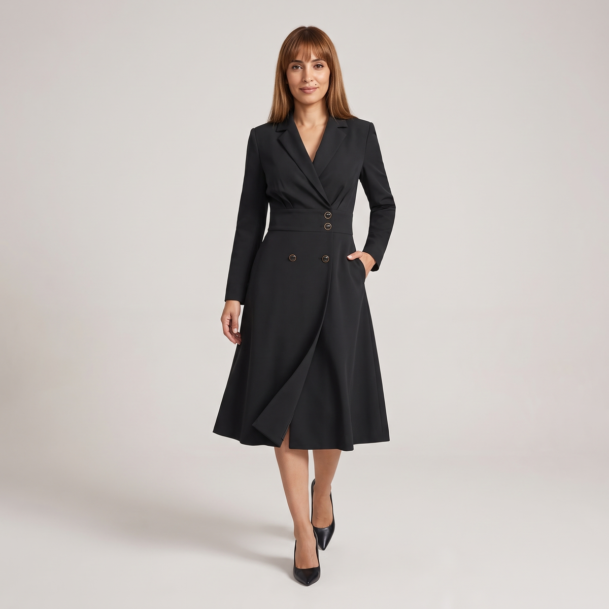 Robe tailleur croisée rosalie